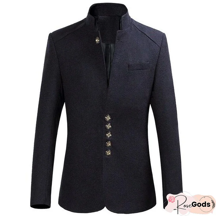 Men Autumn Chinese Style Casual Suits Large Size Male Spring Fashion Suits Coat