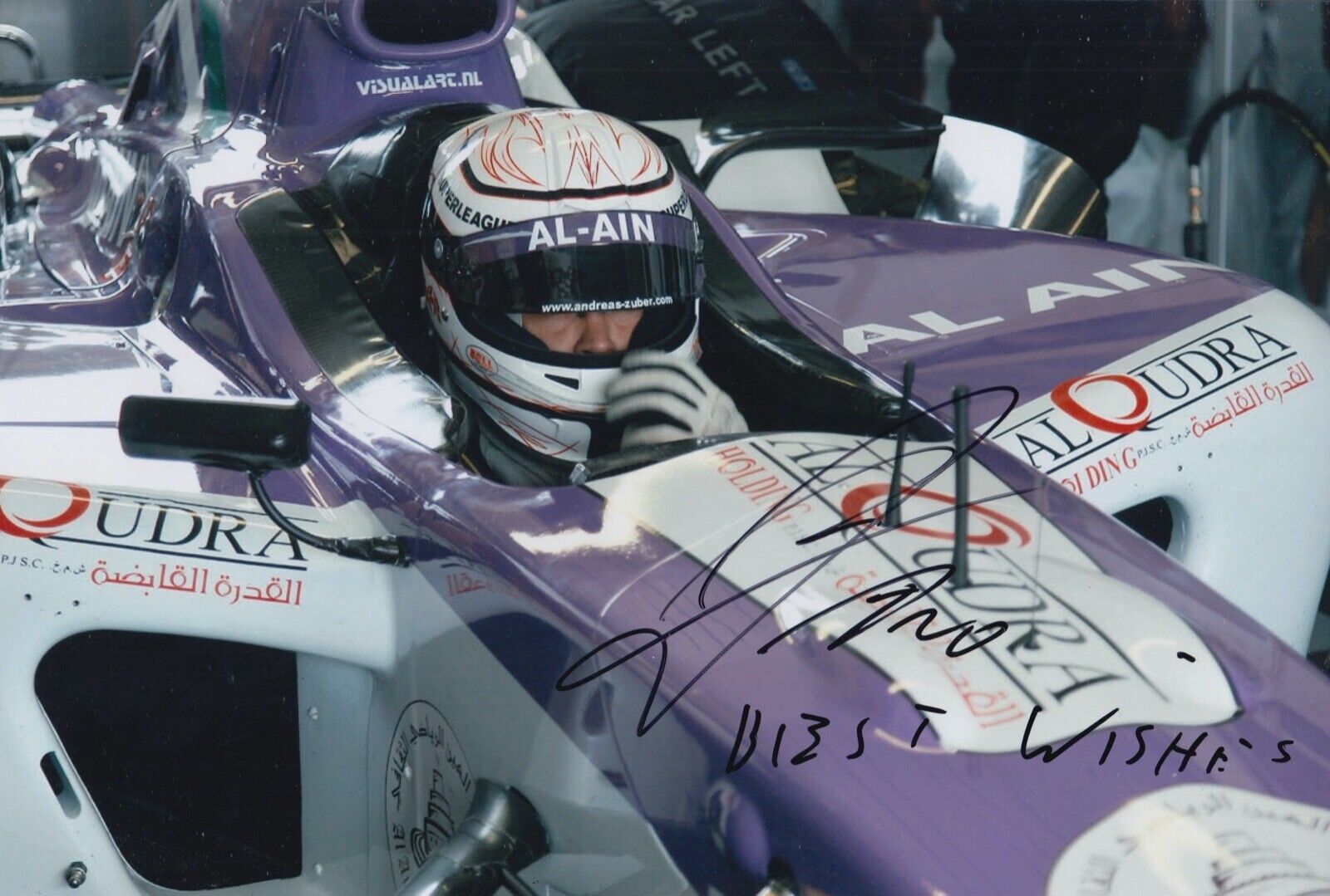 Andreas Zuber Hand Signed 12x8 Photo Poster painting F1 Autograph