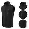 Men Ladies USB Electric Thermal Vest with 9 Heating Zones for Outdoor Activities