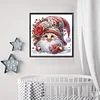 >SALE<5D DIY Partial Special Shaped Drill Diamond Painting Flower Hat Gnome 30x30cm