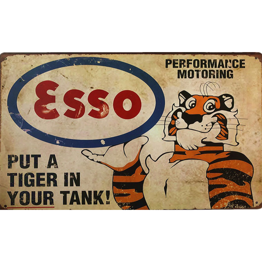 

Retro Tiger - Round Drill Diamond Painting - 50*30CM, 501 Original