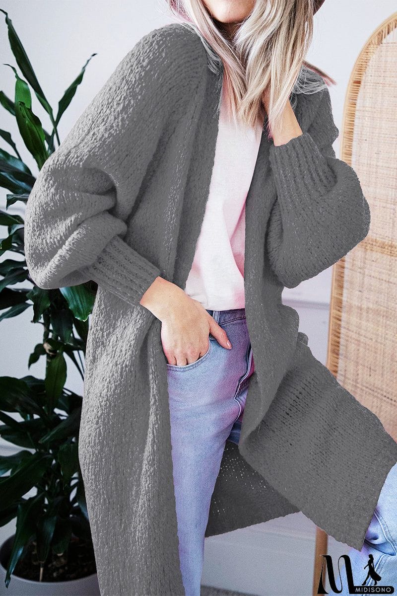 MidiSono - Casual Street Solid Patchwork V Neck Cardigans(5 Colors)