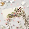 6pcs Diamond Painting Dream Girl Greeting Card Kits with Envelopes for Family Friend Gifts