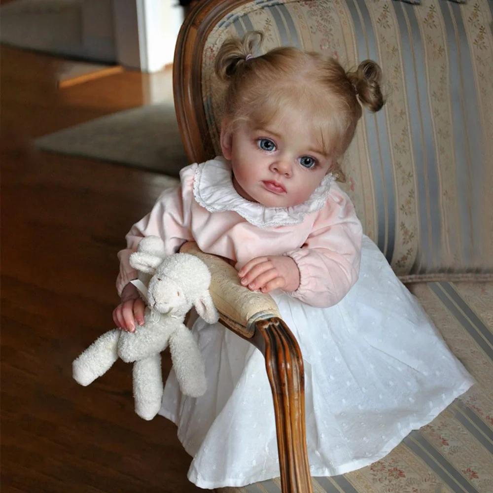 [New!] 20'' Truly Looking Real Lifelike Soft Baby Girl Reborn Toddler Doll Yamaya with Heartbeat💖 & Sound🔊 -Creativegiftss® - [product_tag] RSAJ-Creativegiftss®