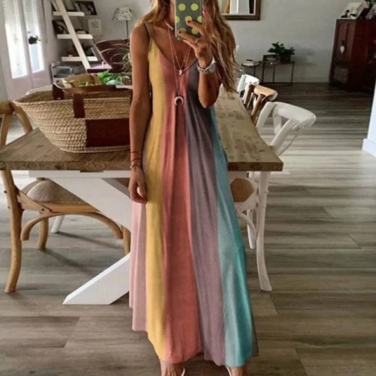 🔥kukelife🔥Boho Dress, Summer Dress for Women, Bohemian Dress