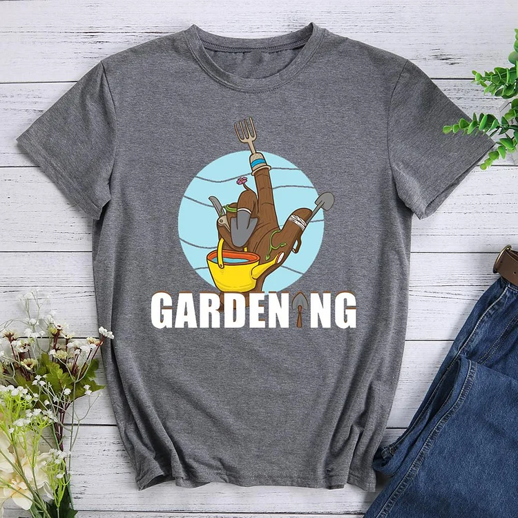 Gardening Round Neck T-shirt