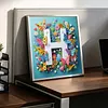 Butterfly Flower H 5D Partial Drill DIY Diamond Painting Kit 30*30cm