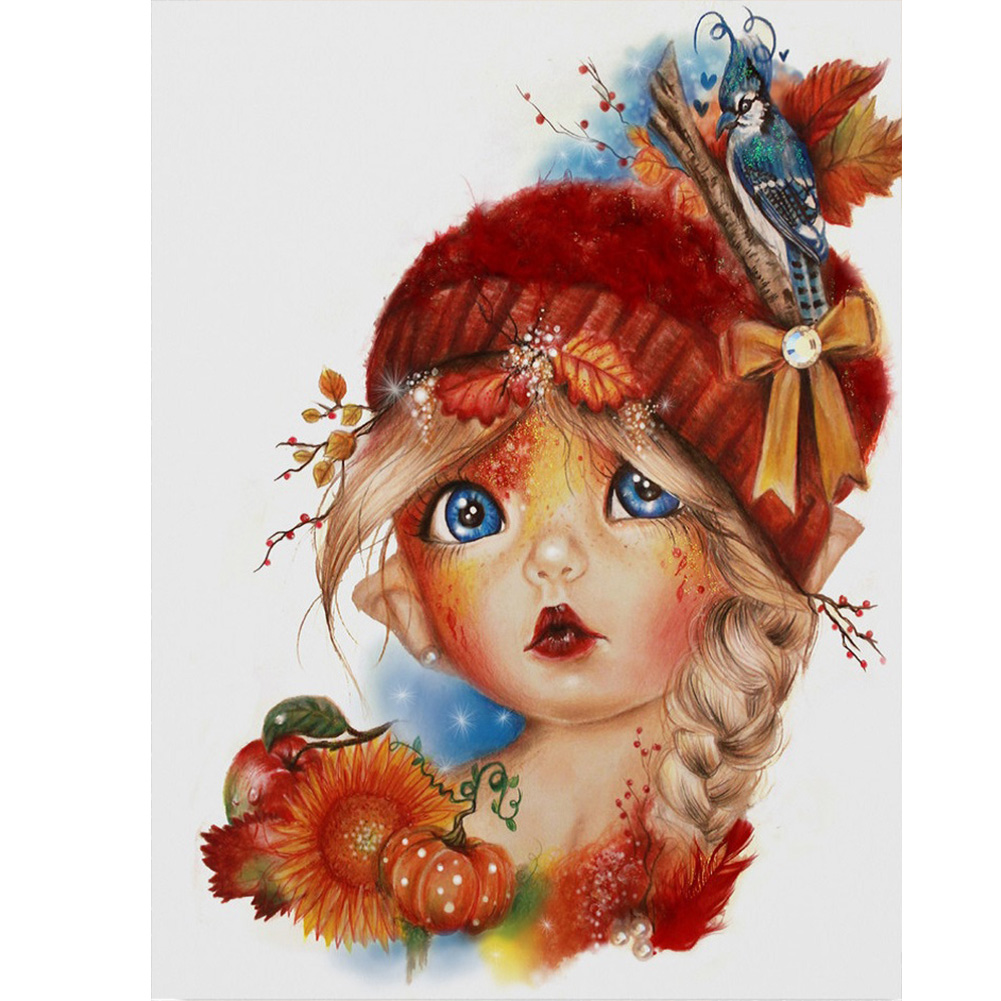 

(Multi-Size) Fairy Girl - Round/Square Drill Diamond Painting - 30*40CM, Square diamond, 501 Original