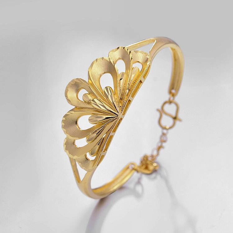 Gold Color Bangles For Women Middle Eastern Jewelry
