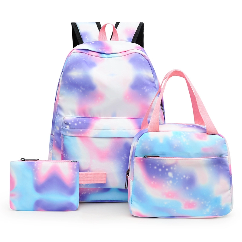 Three-piece Backpack Three-in-one Shoulder Bag Lunch Box Pencil Bag School Bag