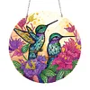 DIY Crystal Diamond Painting Double Sided Effect  Hummingbird Pendant Home Garden Hanging Kit