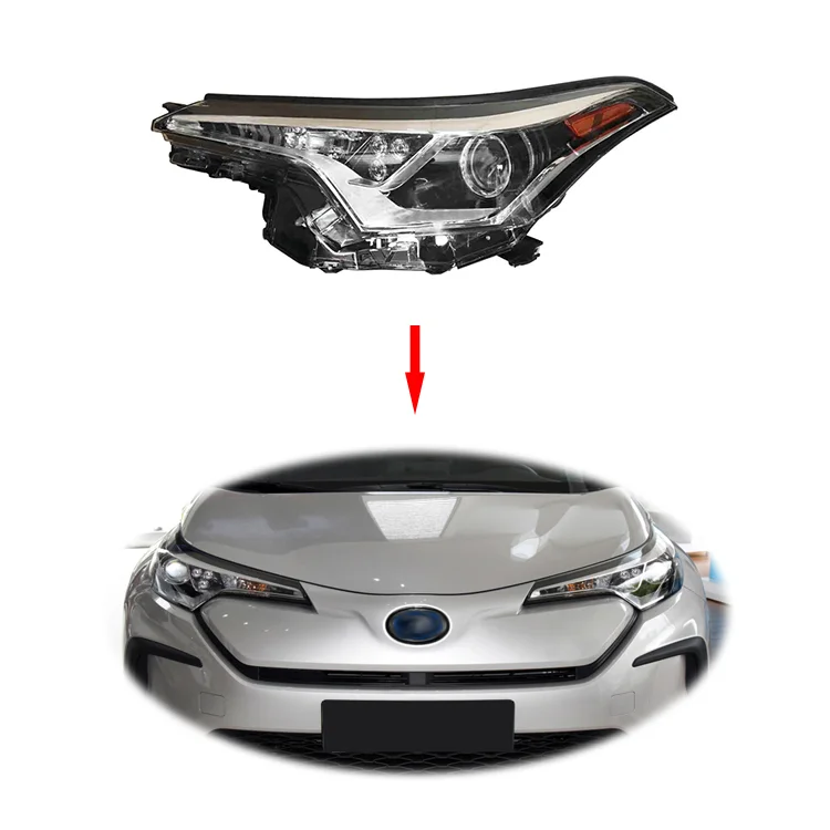 Original US only LED head light head lamp for Toyota CHR C-HR 2020 headlight headlamp half-assembly 81130-F4040 8117-F4040 ITN Auto