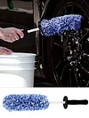 Car Cleaning Brush Tools Soft Tire Rim Cleaner Handheld for Auto Vehicle Washing