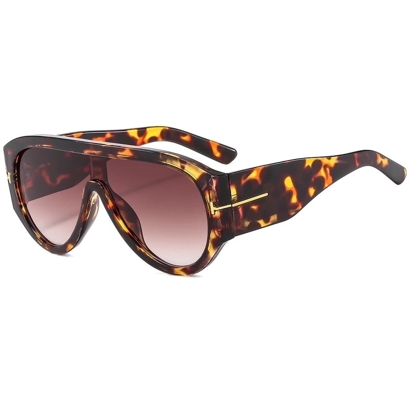 Minimalist Streetwear Solid Color Pc Toad Glasses Full Frame Women’s Sunglasses