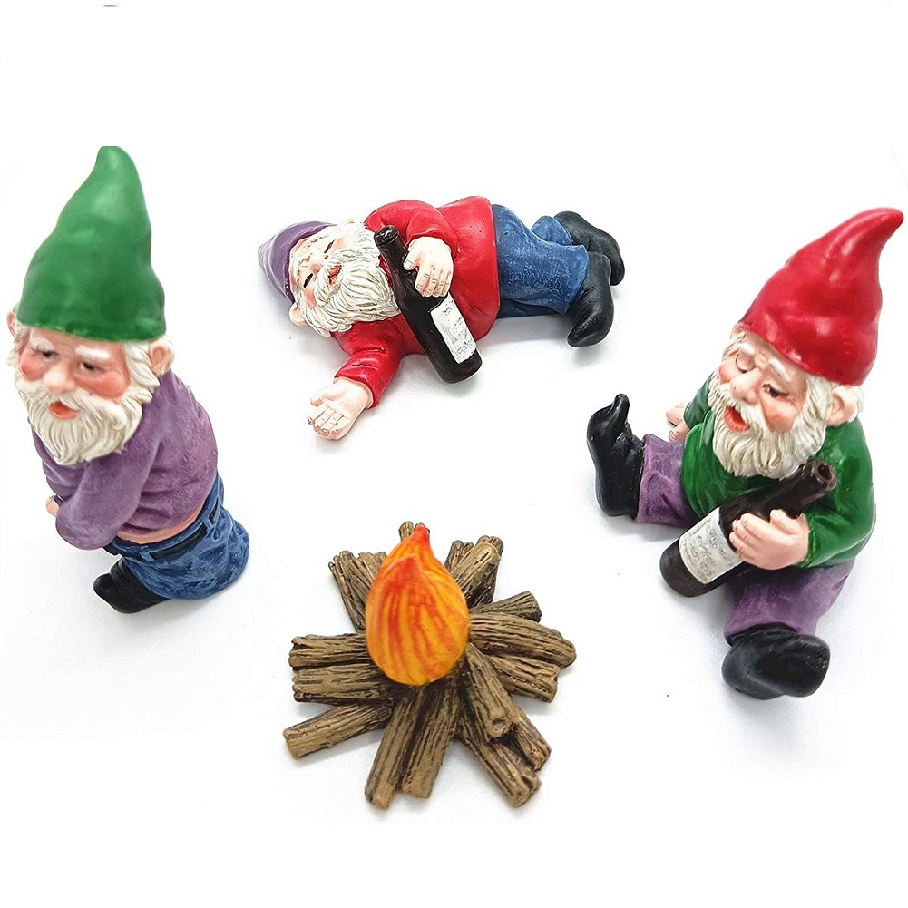 

Resin Crafts Set Gnome Decorations Garden Ornaments, 501 Original