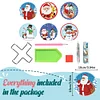 6Pcs/set Diamond Painting Christmas Snowman Coaster Cup Cushion Home Decor