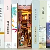 Relief Grocery Store---3D Wooden Puzzle Dollhouse with Sensor Light DIY Book Nook Puzzle
