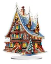 Diamond Painting Christmas House Table Top Ornament Kits for Home Office