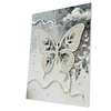 (30x40cm)DIY Pearl Painting Framed Butterfly Handmade Pearl Material Art Kit Living Room Decor