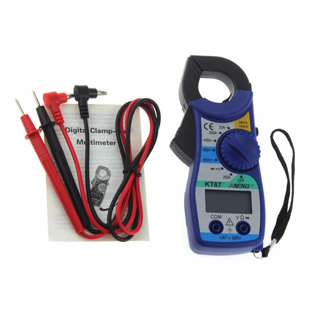 ANENG KT87 Digital Multimeter Clamp Meter Current Clamp Pincers AC/DC ...