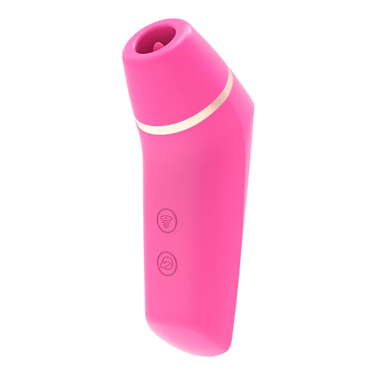 Dual-Action Sucking and Licking Vibrator – Rechargeable & Waterproof