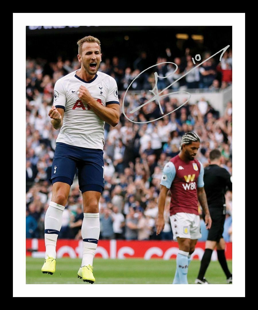 Harry Kane - Tottenham Hotspur Autograph Signed & Framed Photo Poster painting 5