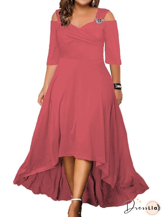 Square Neckline Mini Dress