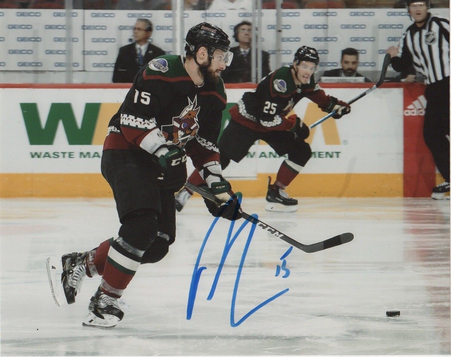 Arizona Coyotes Brad Richardson Autographed Signed 8x10 Photo Poster painting COA A