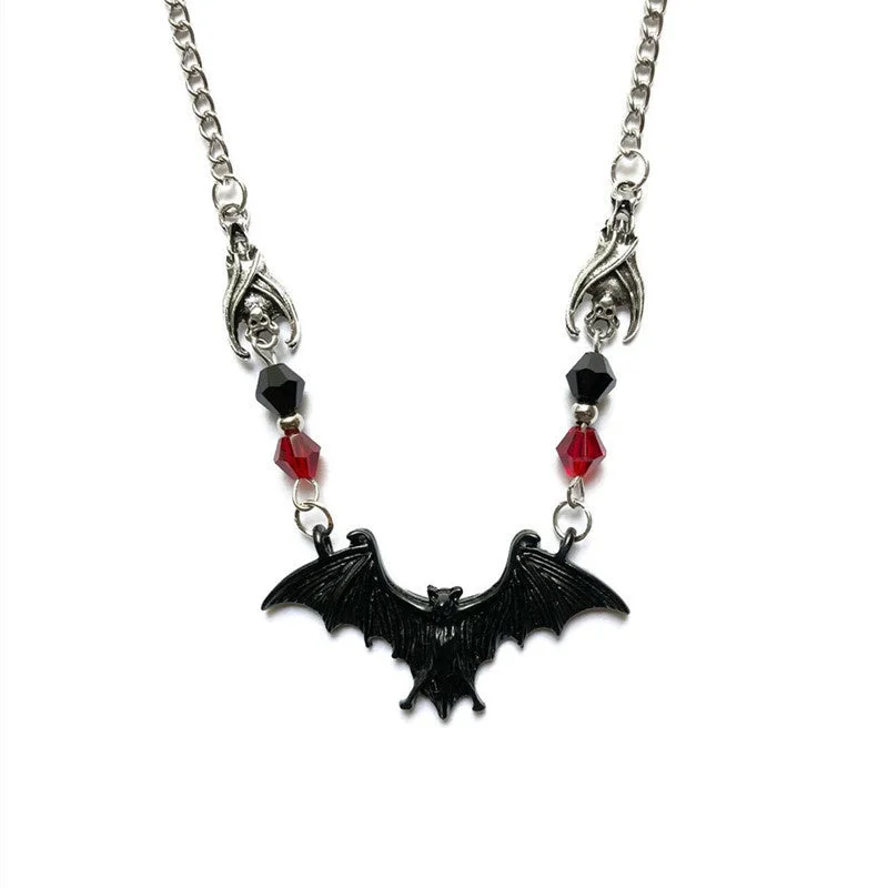 Women's necklace Cool Halloween Bat Necklaces