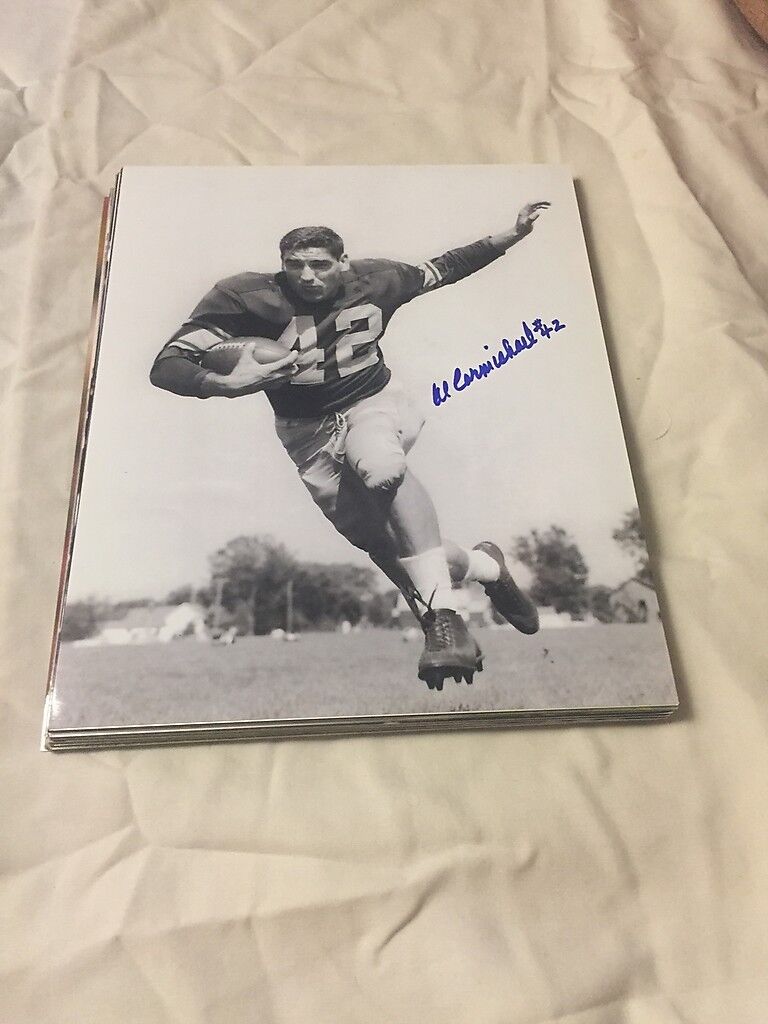 AL CARMICHAEL GREEN BAY PACKERS SIGNED AUTOGRAPHED 8X10 Photo Poster painting W/COA