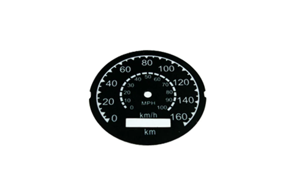 CJ750 tag Speedometer double meter sticker