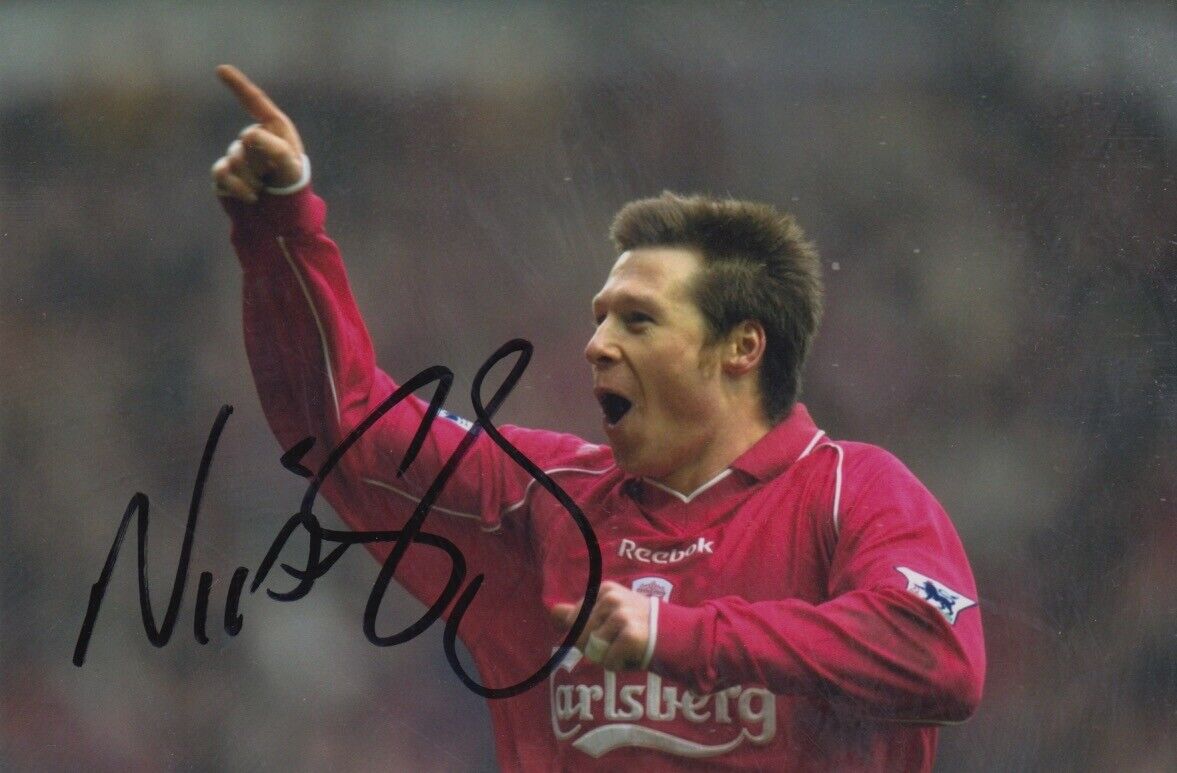 NICK BARMBY HAND SIGNED 6X4 Photo Poster painting - FOOTBALL AUTOGRAPH - LIVERPOOL 1.