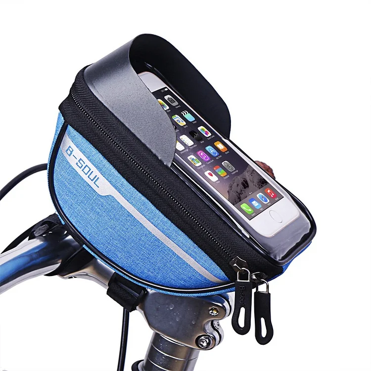 Waterproof Bicycle Bag Frame Front Top Tube Bike Bag Handlebar Mtb Touch Screen Cycling Bag Phone Holder Bicycle Accessories