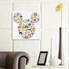 Mickey Head - 11CT Stamped Cross Stitch - 40*45cm - Disney