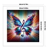 Colorful Musical Butterfly-11CT Stamped Cross Stitch 40*40cm