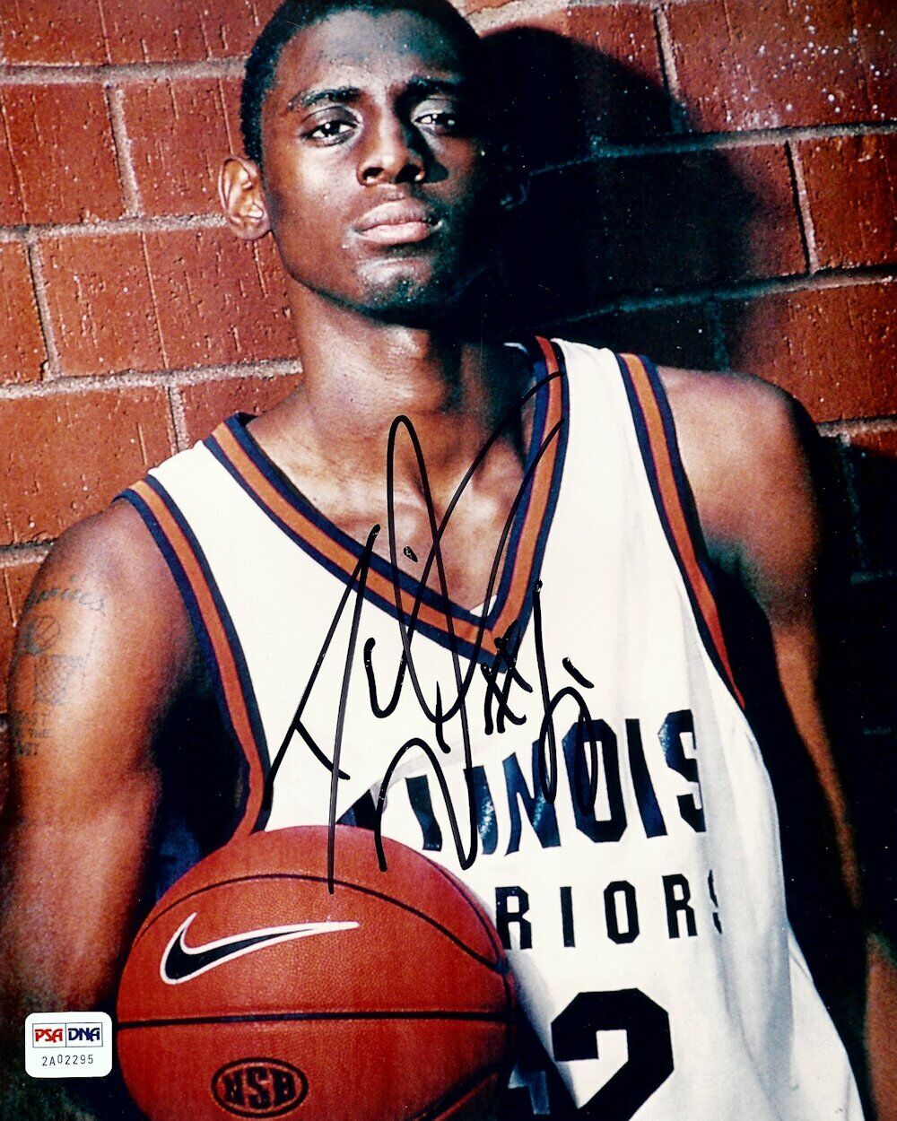 Darius Miles Signed Autographed 8X10 Photo Poster painting Vintage Illinois Warriors PSA/DNA