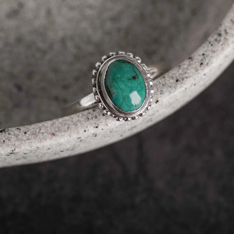 Turquoise Wisdom 925 Sterling SilverLove Ring