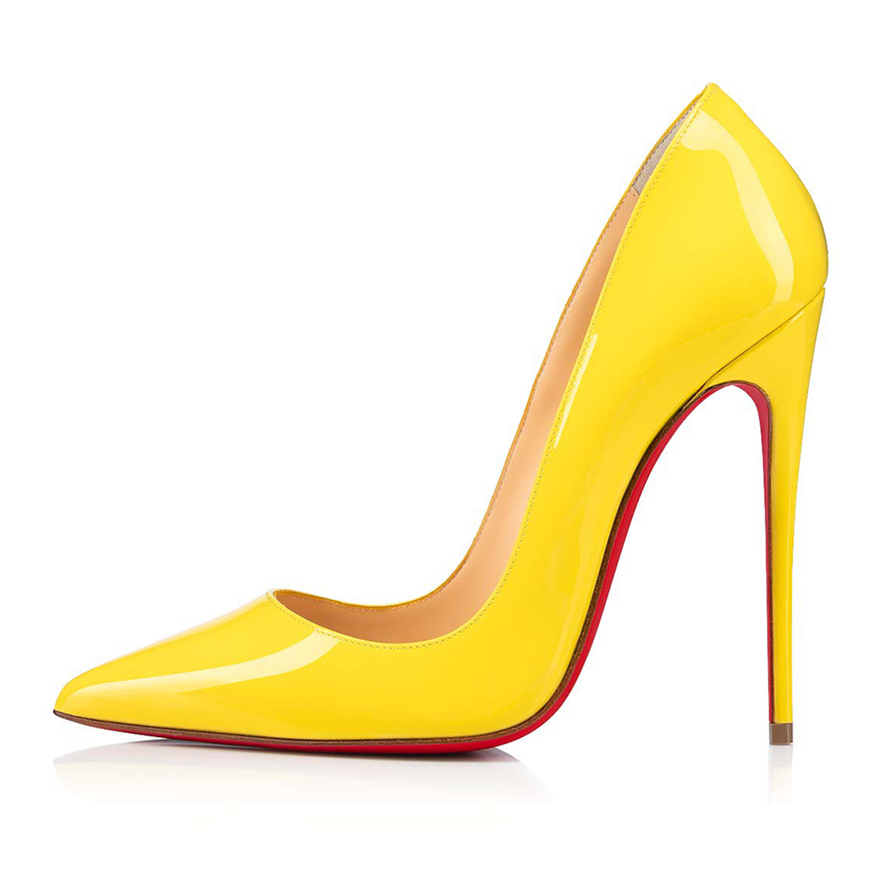 Classic 120mm/100mm Red Bottom Women's Party Wedding Heels  Patent Pumps-MERUMOTE