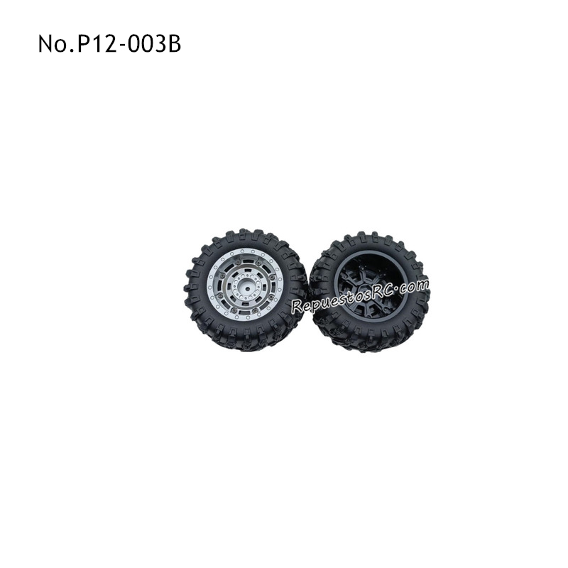 UDIRC UD1201 Piezas para coches RC Neum&aacute;ticos Reforzados P12-003B