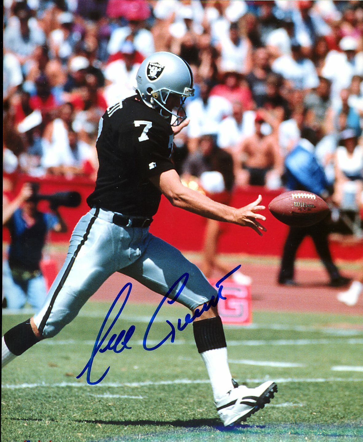 Jeff Gossett autographed 8x10 Oakland Raiders In Person #2