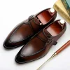 Men Dress Shoes Genuine Leather Business Shoes