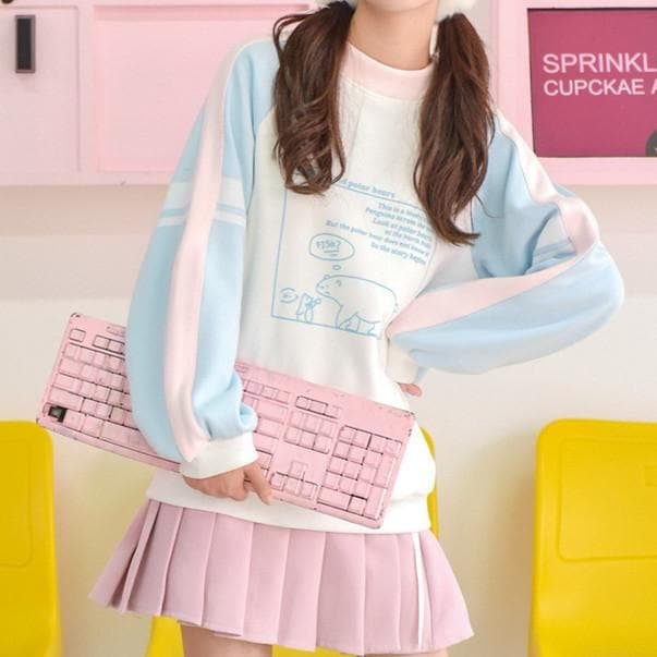 Preppy Style Pullover Jumper SP1711217