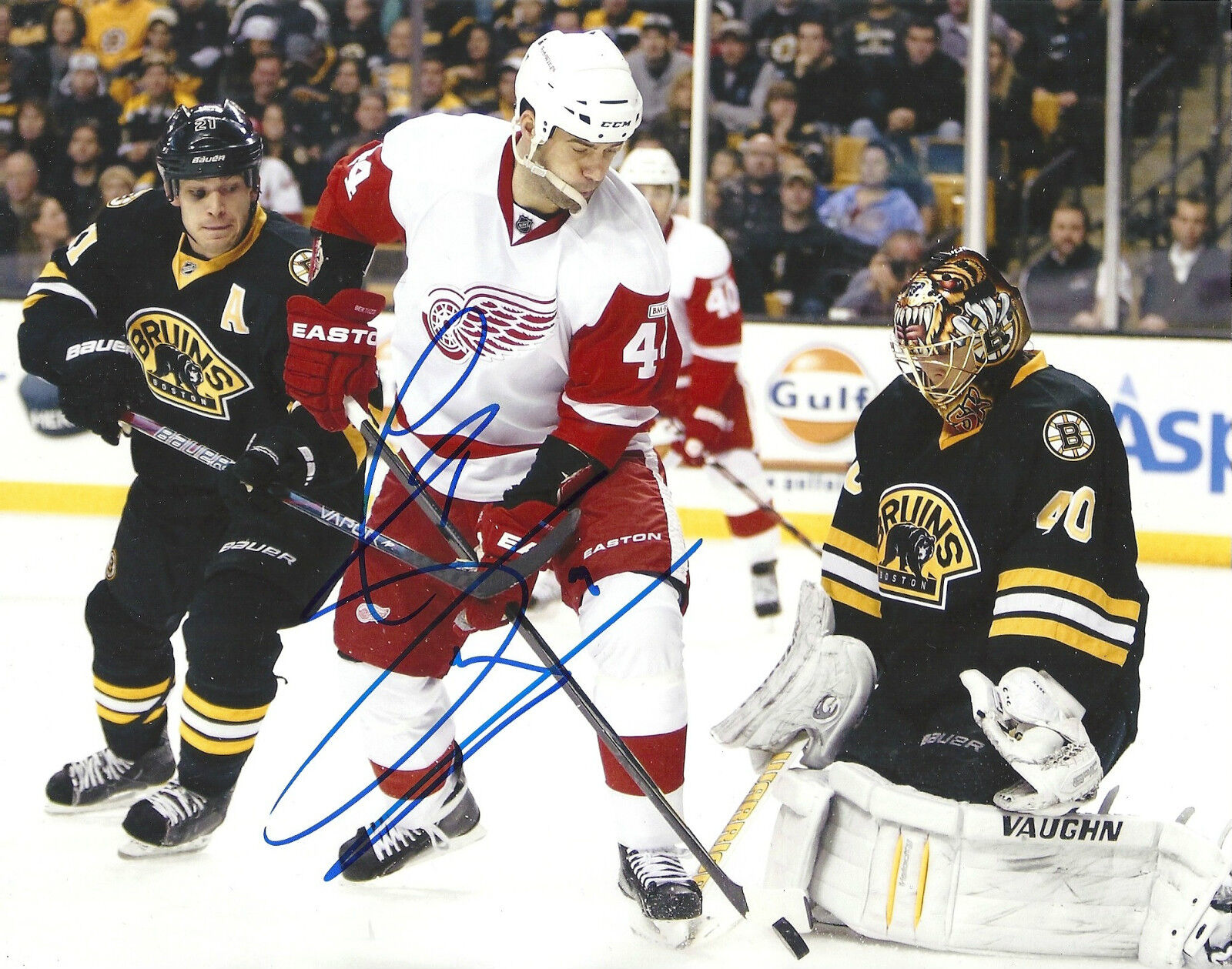 TODD BERTUZZI 'DETROIT RED WINGS' NHL SIGNED 8X10 PICTURE *COA