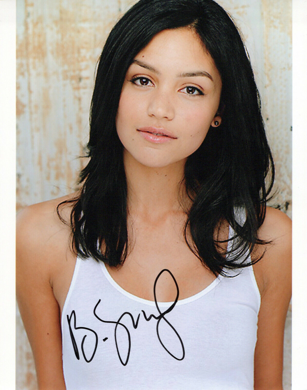 Bianca Santos glamour shot autographed Photo Poster painting signed 8x10 #4