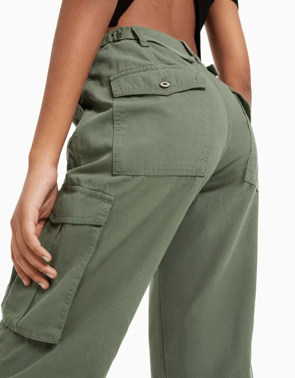 Encouragey Adjustable Straight Fit Cargo Pants( Free Shipping)