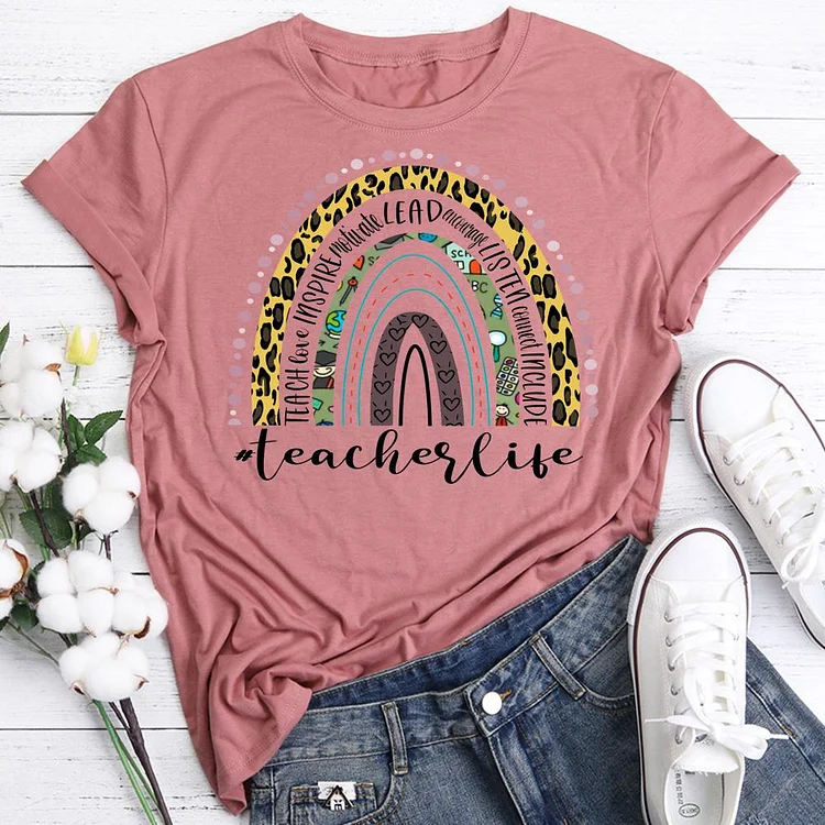 ANB - Teacher life Book Lovers Tee -06641