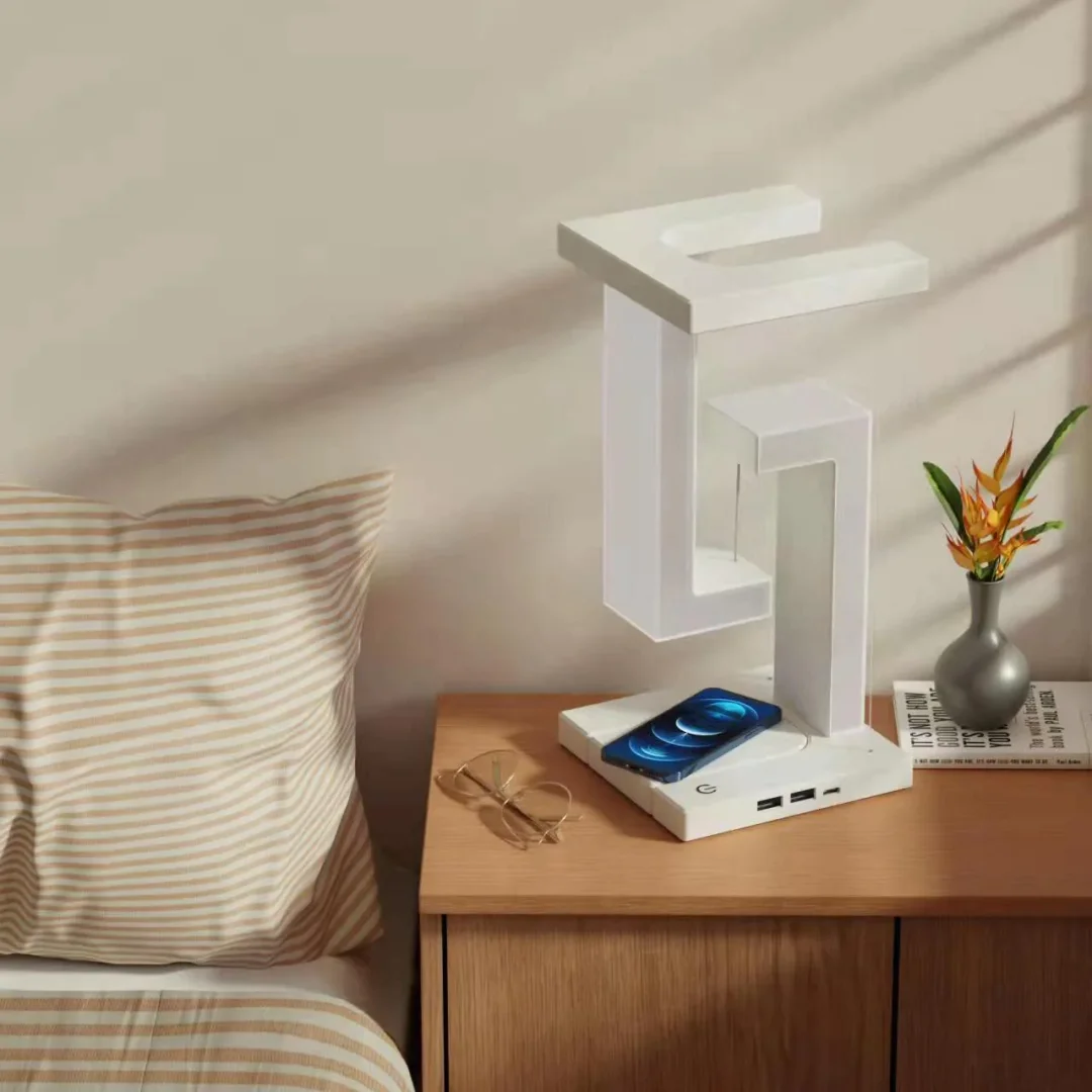 Suspended Table Lamp LED  Mobile Phone Wireless Charger