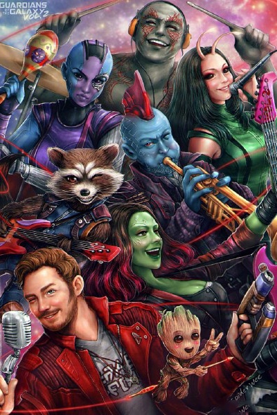 

Guardians of the Galaxy – Paint By Numbers - 40*50CM, 501 Original