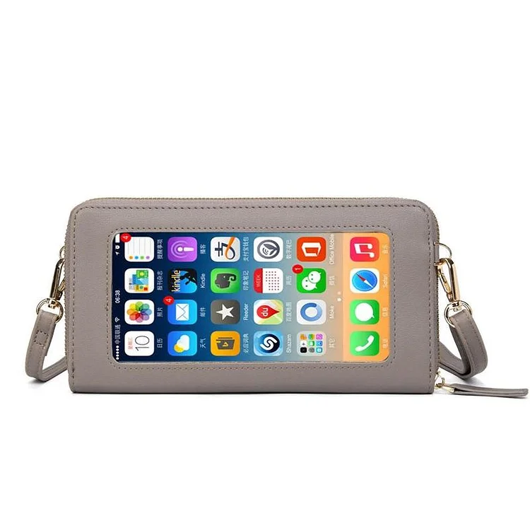 Touch Screen RFID Blocking Cellphone Purse | 168DEAL