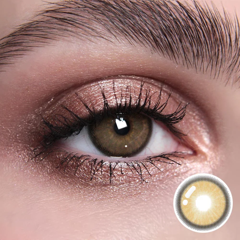 Crystal Brown Contact Lenses(12 months wear)